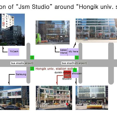 Jsm Studio Hongdae Leilighet Seoul Eksteriør bilde